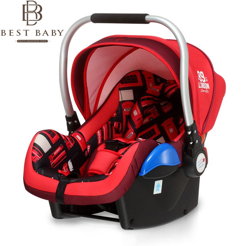 Bestbaby 汽车安全提篮式车用车载婴儿提篮汽车儿童安全座椅0-15月新婴儿提篮图片