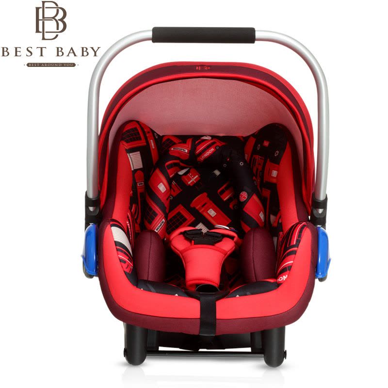 Bestbaby 汽车安全提篮式车用车载婴儿提篮汽车儿童安全座椅0-15月新婴儿提篮图片