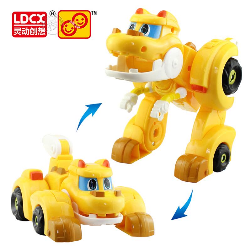 灵动创想（ldcx）帮帮龙出动玩具奇趣迷你变形机器人玩具之洛奇5915（3.5寸）图片