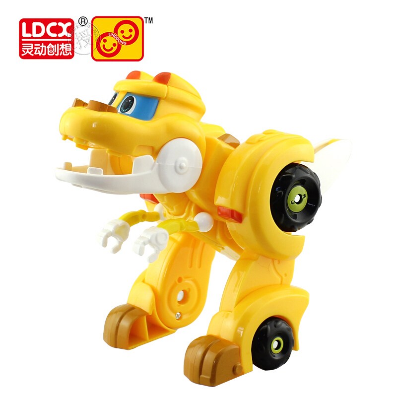 灵动创想（ldcx）帮帮龙出动玩具奇趣变形机器人玩具之洛奇5905（6.5寸）