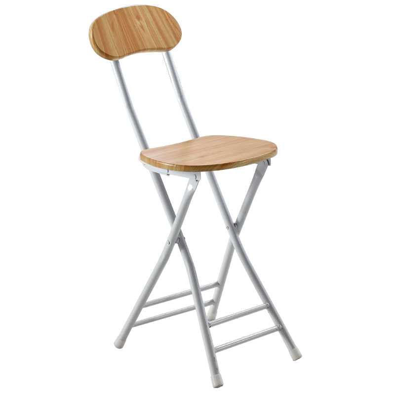 悦含餐椅家用换鞋椅子靠背椅折叠椅小圆凳会议椅简易时尚便携成人