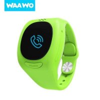 WAAWO哇喔儿童智能防护手表（苹果绿款）—— 更时尚的儿童电话手表