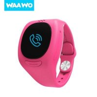 WAAWO哇喔儿童智能防护手表（玫瑰红）—— 更时尚的儿童电话手表