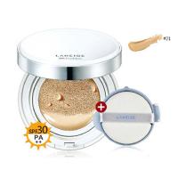 兰芝雪润无瑕气垫粉凝霜/BB霜SPF30+ PA++ 15g*2 (21#自然色66693)