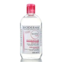 贝德玛 Bioderma 舒妍洁肤液500ml 粉水 眼唇脸部卸妆水