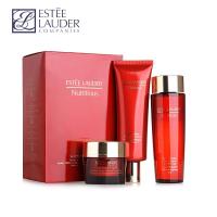 Estee Lauder 雅诗兰黛鲜活营养三件套（红石榴洁面乳125ml+红石榴水200ml+红石榴面膜晚霜50ml)