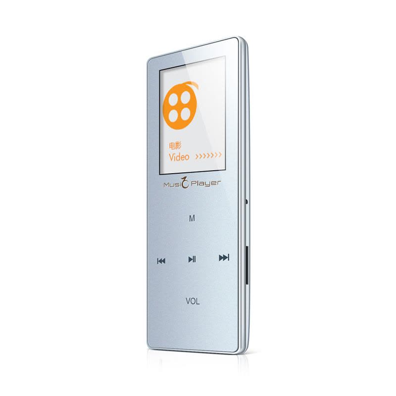 UNISCOM X01 8G存储银色加16GTF卡蓝牙MP3播放器音乐 MP4金属运动计步触摸无损有屏幕播放器随身听图片