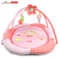 妈妈布书 环保安全材料 宝宝爬行毯健身架 婴儿益智玩具游戏垫 小公主花朵款