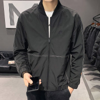 春装夹克男2021新款春秋季宽松外套男装棒球领潮牌休闲百搭上衣服