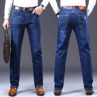 Jussara Lee2020新品 弹力男士牛仔裤直筒休闲男裤子春秋款男士牛仔裤直筒宽松商务休闲男装长裤子1