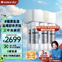 格力(GREE) 3年不换芯 净水器家用 纯水直饮反渗透WTE-PC16-5x608A纯水机 厨下式