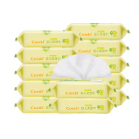 康贝（combi）婴儿手口专用湿巾湿纸巾25抽*12包
