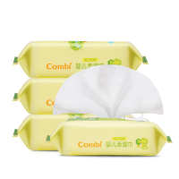 康贝（combi）婴儿手口专用湿巾湿纸巾25抽*12包