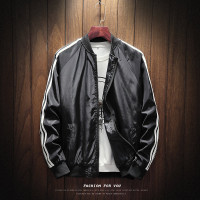 古什卡特2018秋装新款时尚纯色大码上衣休闲外套男