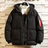 古仕卡特GUSSKATER冬季新款连帽休闲棉衣棉服男士加肥大码宽松面包服外套韩版潮男装