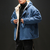 古仕卡特GUSSKATER冬季宽松连帽棉衣棉袄男士帅气大码棉服加厚冬装外套韩版潮流男装