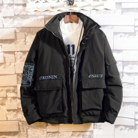 古仕卡特GUSSKATER冬季休闲加厚棉衣男士加肥大码胖子宽松工装棉服外套韩版潮流男装