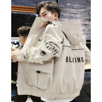 古仕卡特GUSSKATER ZX夹克外套男春秋季新款男装衣服青年运动休闲工装夹克衫男士韩版修身连帽棒球服男生春装帅气褂子