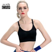 纪卡丝 文胸防震可调节肩带瑜伽运动女士吊带背心透气修身背心