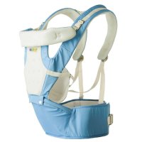 嗨皮熊 新款多功能双肩宝宝背带腰凳四季通用婴儿背带腰凳结合体