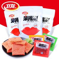 卫龙 亲嘴烧豆干麻辣 豆干辣条小面筋 零食品400g约30包 麦辣鸡汁