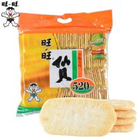旺旺仙贝原味520g非油炸健康米果休闲零食夜宵饼干年货送礼