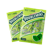绿箭口香糖约100片包装箭牌原味薄荷味糖果批发休闲零食品