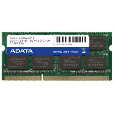 威刚(ADATA)万紫千红 DDR3 1333 2G笔记本内存条