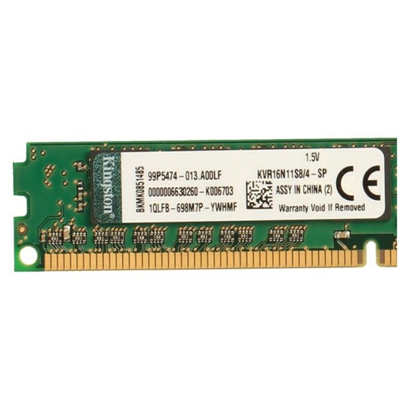 金士顿(kingston)4G DDR3 1600台式机电脑内存条 兼容1333