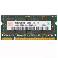 现代(HYUNDAI) 海力士 2G DDR2 800 笔记本内存条 PC2-6400