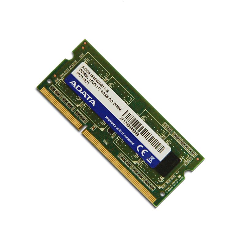 威刚(ADATA)笔记本内存条4G DDR3L 1600 低电压 兼容1333