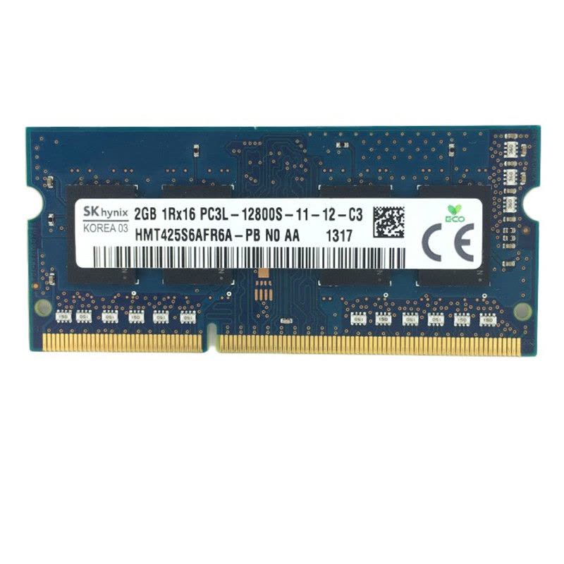 现代(HYUNDAI)海力士 DDR3L 1600 2G笔记本低电压内存条 PC3L-12800 兼容1333图片