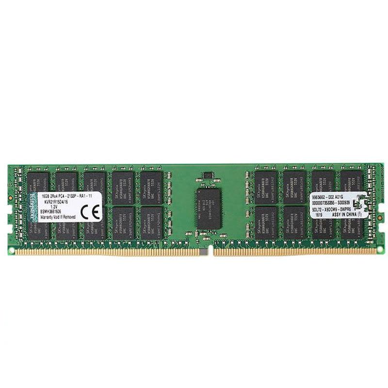 金士顿(kingston)DDR4 16G 2133 REG 服务器内存 KVR21R15D4/16图片