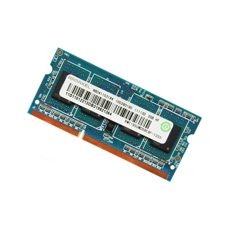 联想 hp 记忆科技(Ramaxel)2G DDR3 1333笔记本内存条 PC3-10600S图片