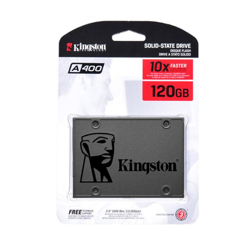 金士顿(Kingston)A400系列 120G SATA3笔记本 台式机 固态硬盘图片