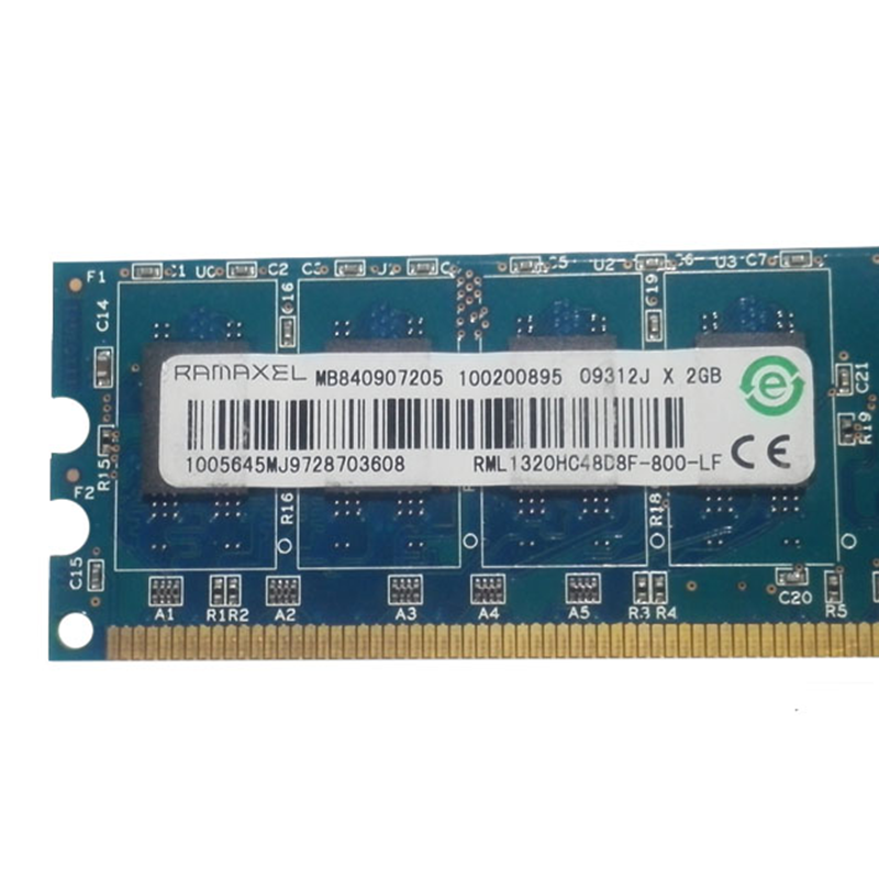 联想 hp 记忆科技（Ramaxel）2G DDR2 800台式机内存 PC2-6400U