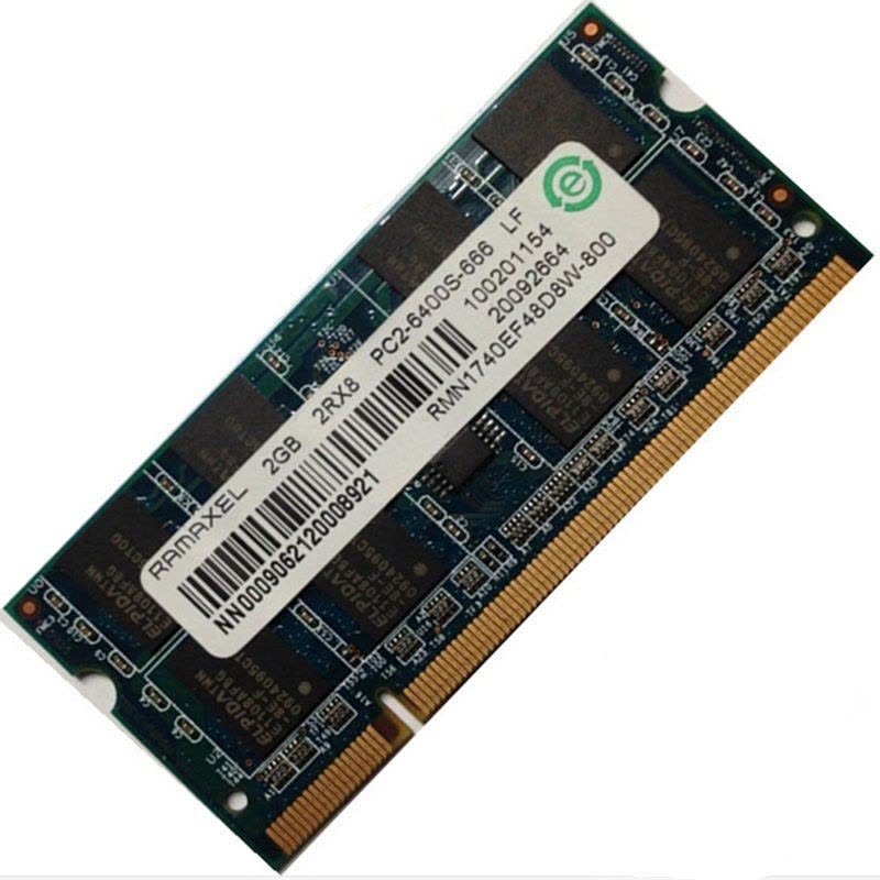 联想 hp 记忆科技(Ramaxel)2G DDR2 800笔记本内存条 PC2-6400S图片