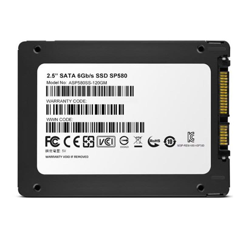 威刚 (ADATA) SP580 240GB SATA6Gb/s SSD 台式机 笔记本固态硬盘图片