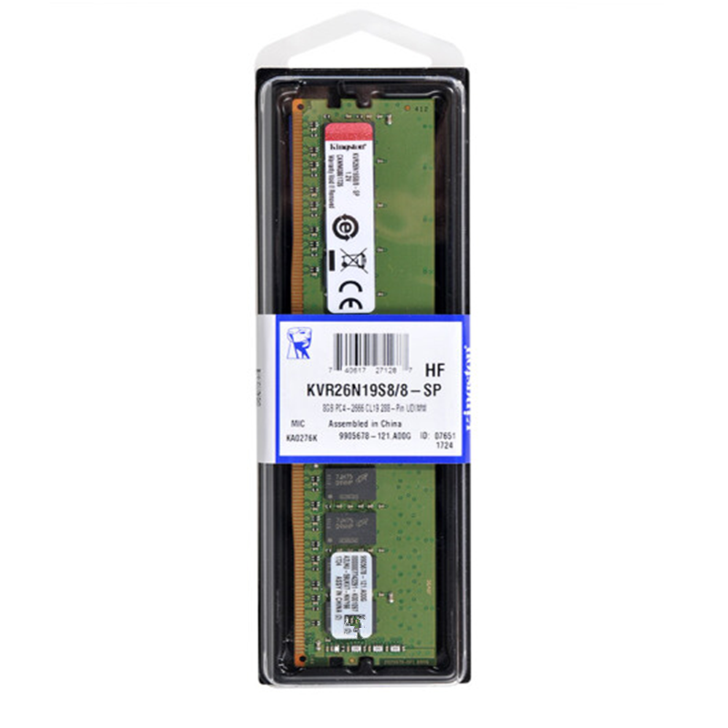 金士顿(Kingston)DDR4 2666 8G 台式机电脑内存条 兼容2400 2133高清大图