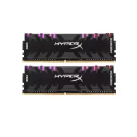 金士顿(Kingston) 掠食者DDR4 3000 32GB(16G×2)套装 台式机内存 骇客神条 RGB灯条