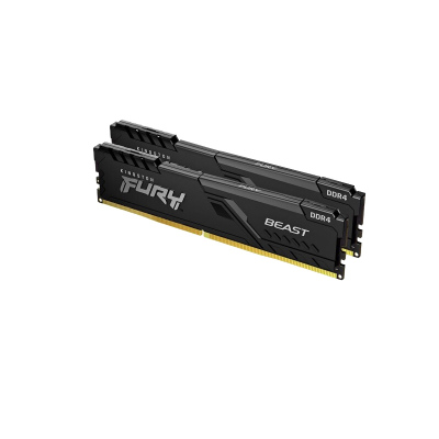 金士顿(Kingston) Fury骇客神条 DDR4 2666 32GB(16G×2)套装 台式机内存骇客神条