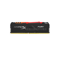 金士顿(Kingston)骇客神条 Fury系列DDR4 3200 16GB 台式机内存 RGB灯条