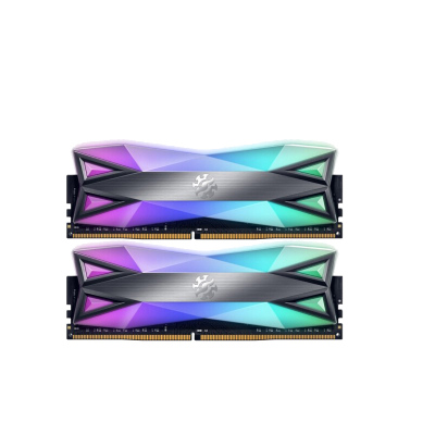 威刚(ADATA)16GB (8G×2)套装 DDR4 3200台式机内存 XPG-龙耀D60G RGB灯条