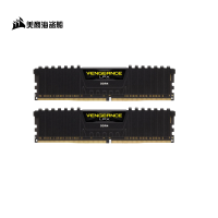 美商 海盗船(USCORSAIR) 16GB(8G×2)套装 DDR4 4000 台式机内存条 复仇者LPX系列 双通道