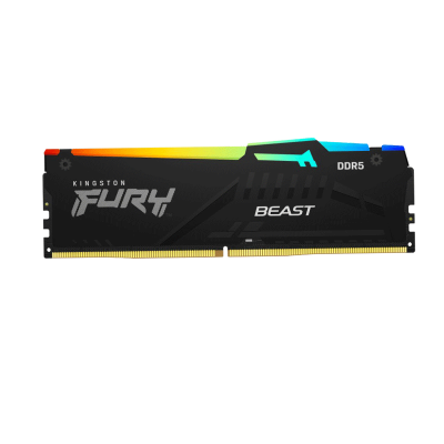 金士顿 (Kingston)骇客神条FURY 16GB DDR5 4800 台式机内存条Beast野兽系列RGB灯条