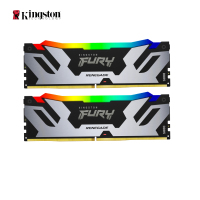 金士顿 (Kingston)骇客神条 FURY 32GB(16G×2)套装 DDR5 6000 台式机内存条 Renegade叛逆者系列 RGB灯条