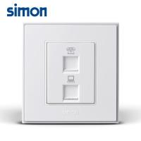 simon西蒙电气开关插座面板56C系列电话电脑插V55229T