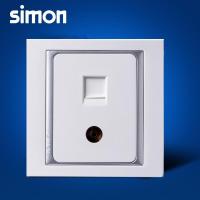 simon西蒙电气开关插座面板58系列电视信息插座电视电脑S55302S