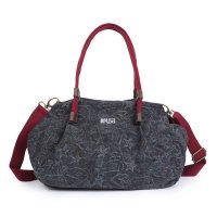 帆品V6312021新款旺销、大容量、炫酷、单肩/斜挎、复古图腾、暗花，帆布包绿色/灰蓝/藏青/铁锈红