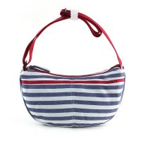 帆品V6215010 新款条纹蓝白、咖啡包高性价比、潮流、单肩/斜挎、条纹、帆布包